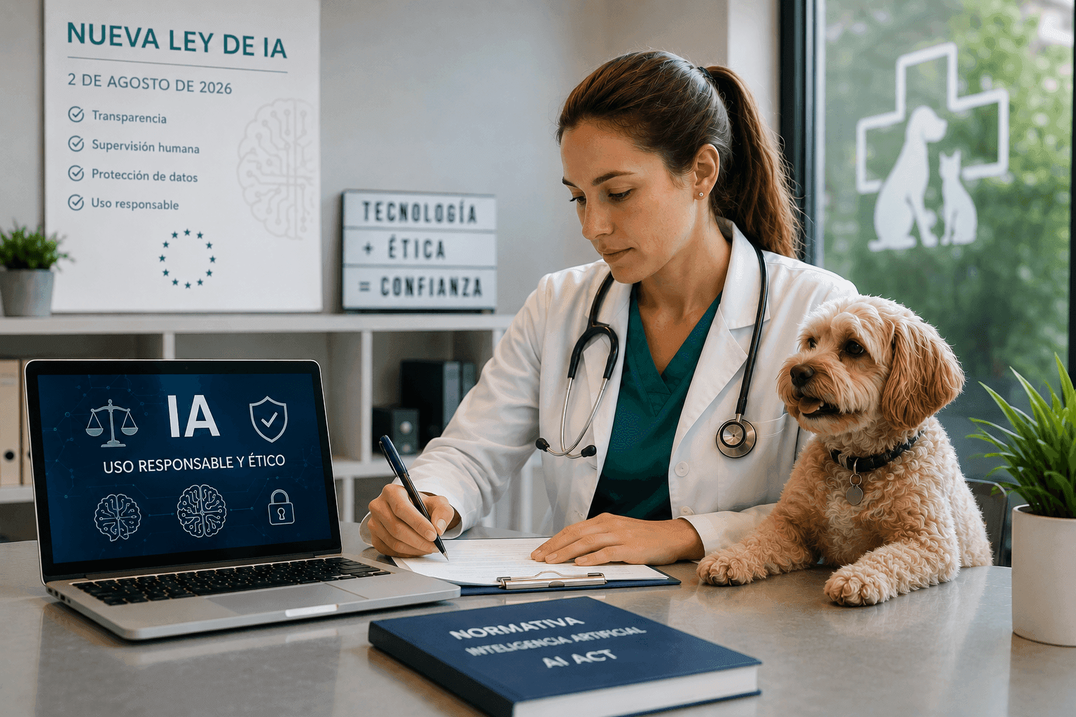 Nueva Ley de IA en Europa: qué cambia desde el 2 de agosto de 2026 y cómo afecta a veterinarios, clínicas y empresas